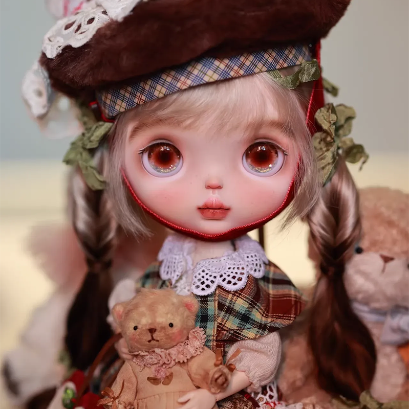 plaid skirt girl