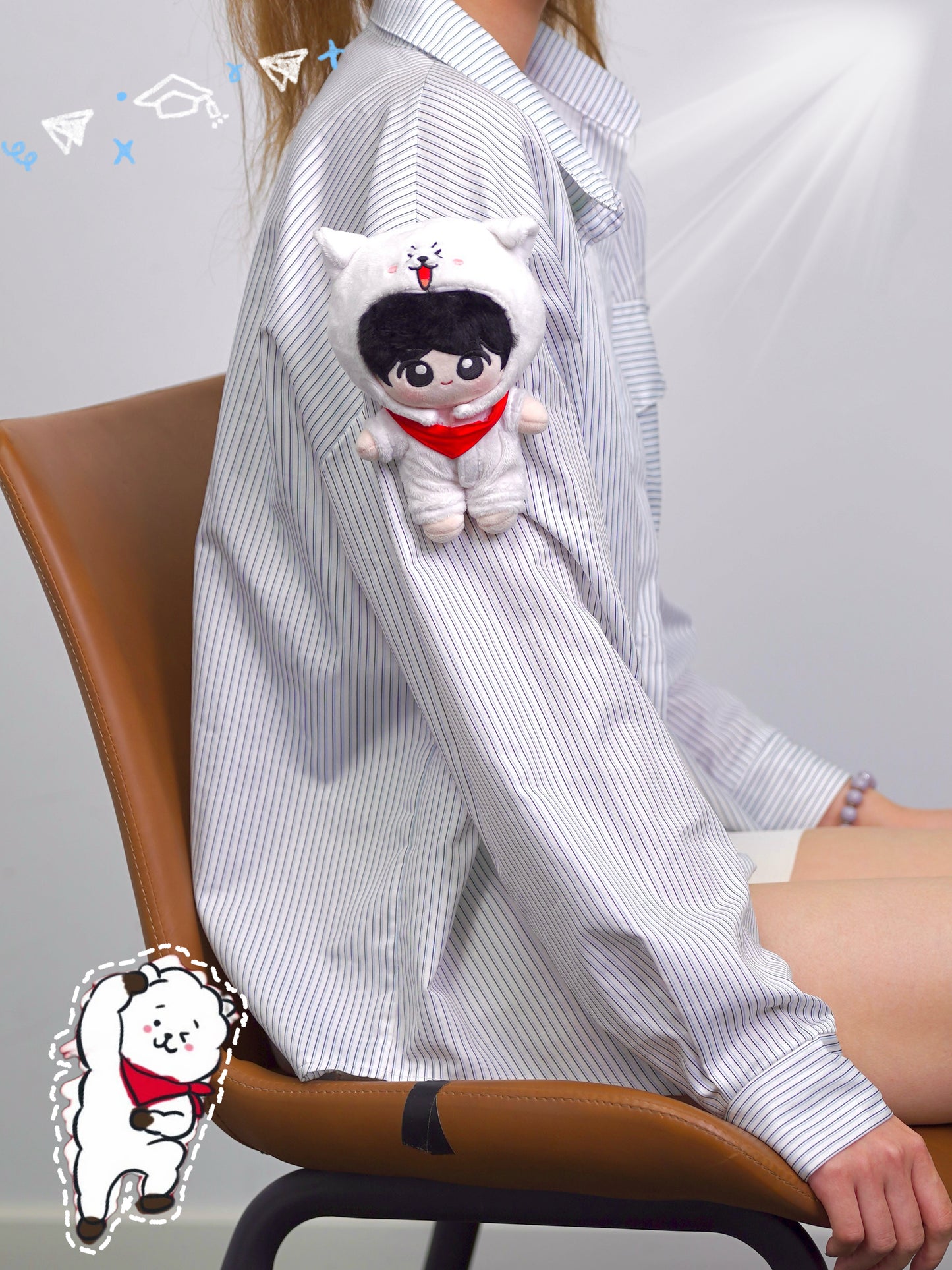 BTS x BT21 Handcrafted Plushie - Seokjin
