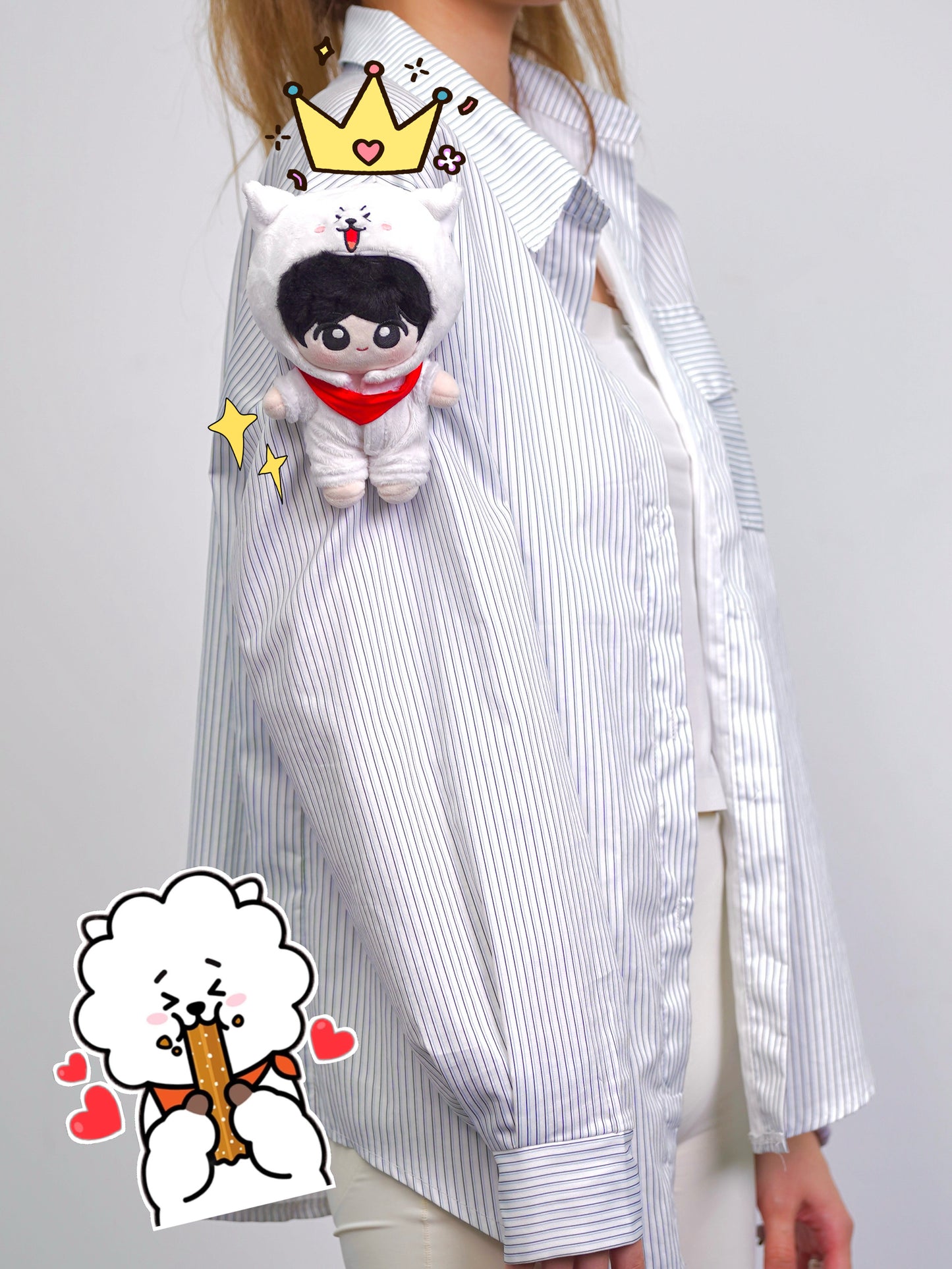 BTS x BT21 Handcrafted Plushie - Seokjin