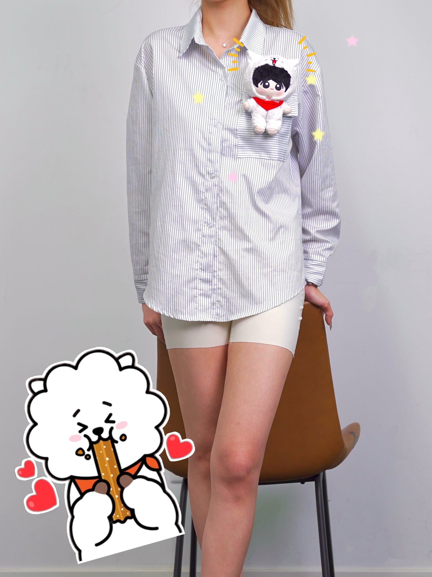 BTS x BT21 Handcrafted Plushie - Seokjin