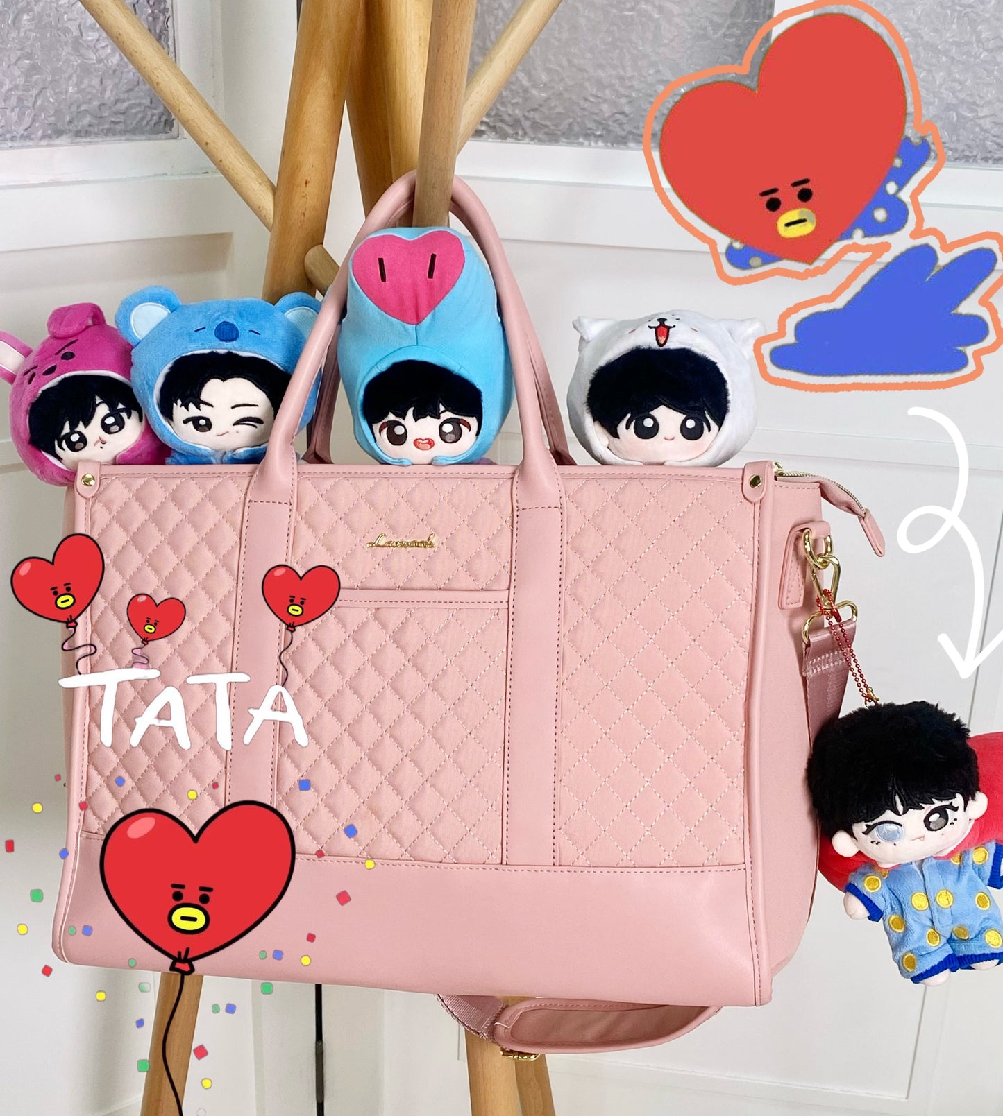 BTS x BT21 Handcrafted Plushie - Taehyung